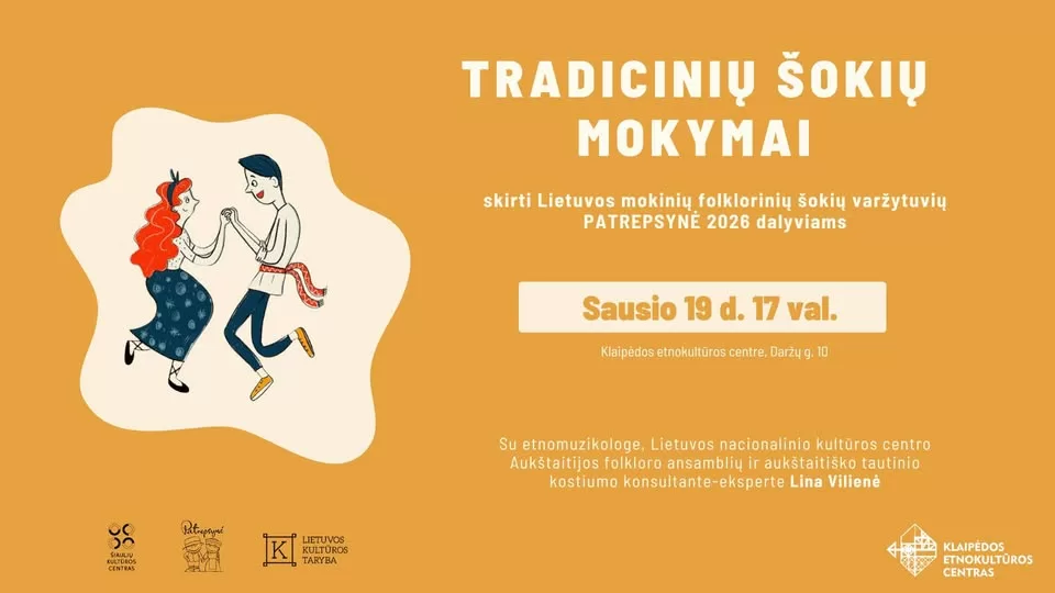 Traditional dance training „Patrepsynė 2026”