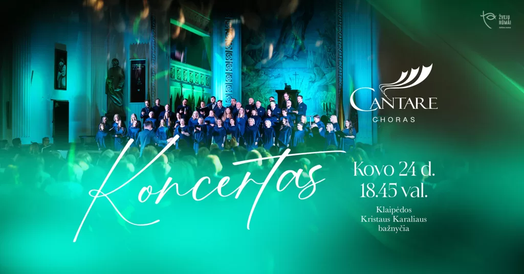 Choro „Cantare” konkursinės programos koncertas