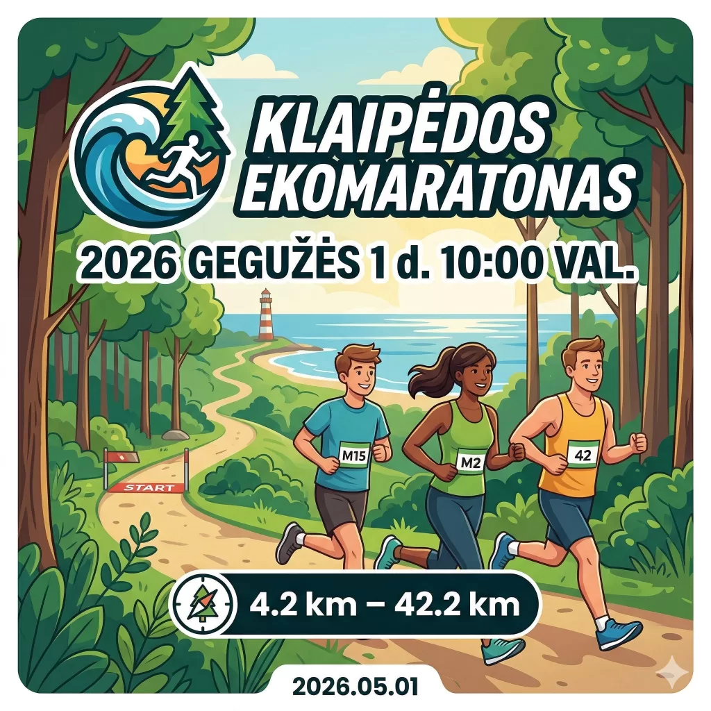 Tradicinis bėgimas „XXVIII Ekomaratonas 2026“