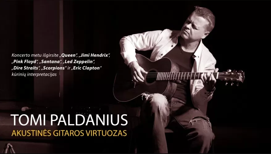 Tomi Paldanius akustinės gitaros koncertas