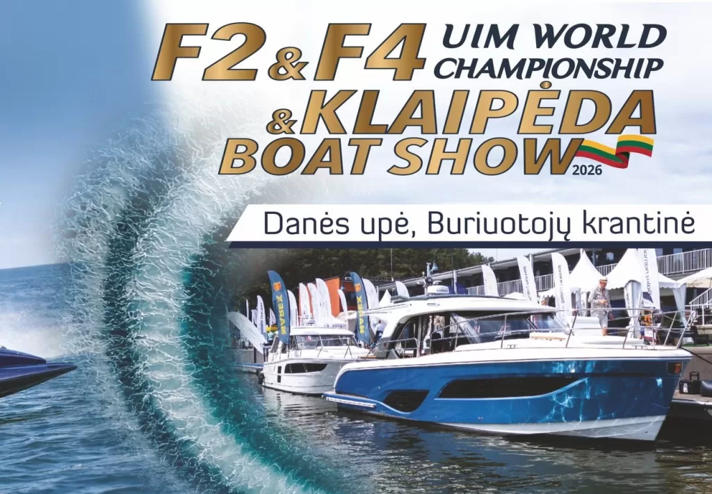 F2 Vandens Formulių Pasaulio Čempionatas ir „Klaipėda Boat Show 2026“