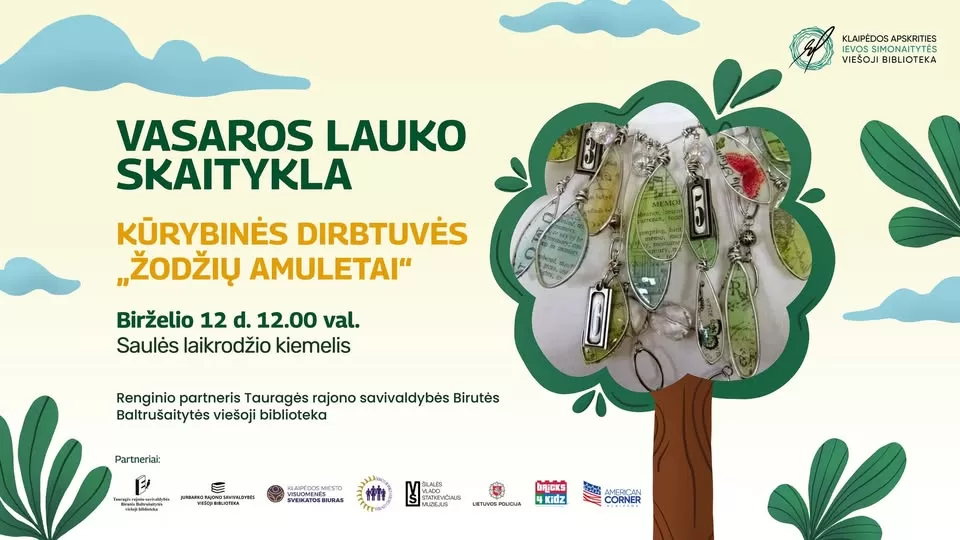 Kūrybinės dirbtuvės „Žodžių amuletai”