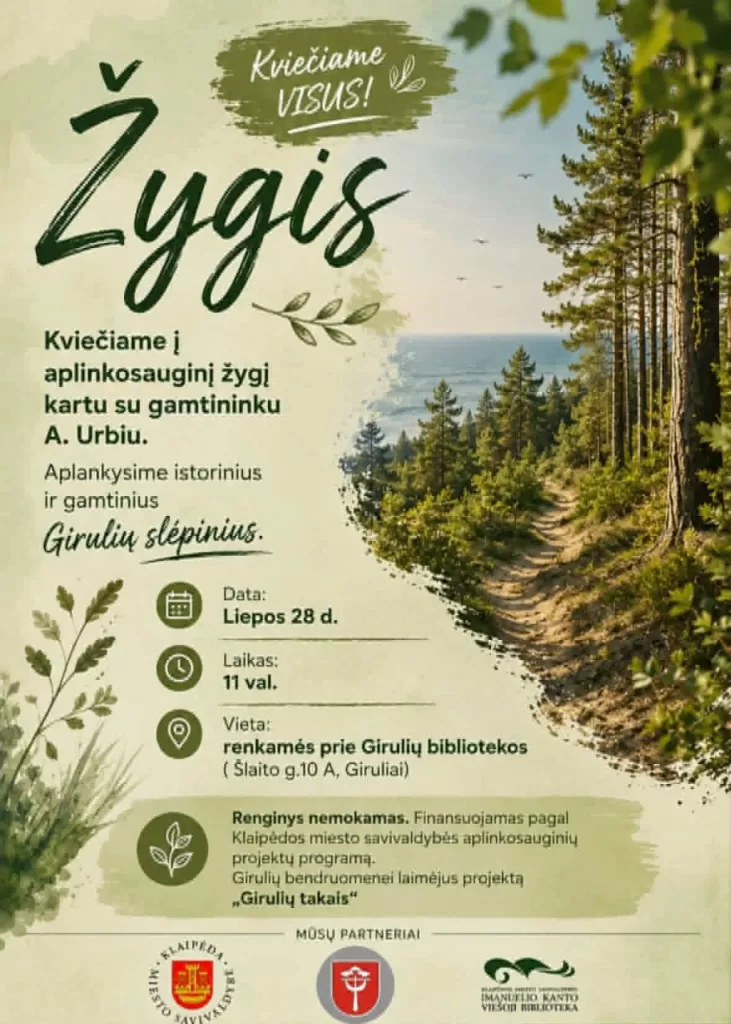 Environmental Hike in Giruliai with Naturalist A. Urbis