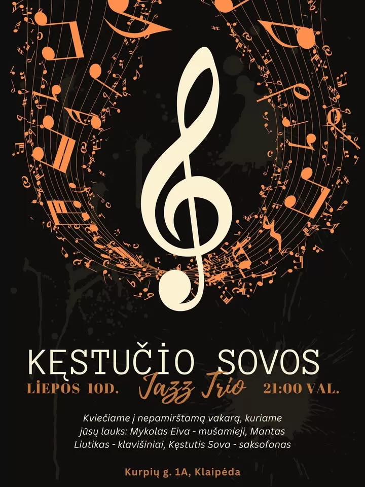 Concert by the “Kęstutis Sova Jazz Trio”