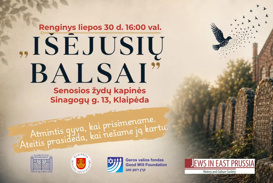 Žydų bendruomenės renginys „Išėjusių balsai“