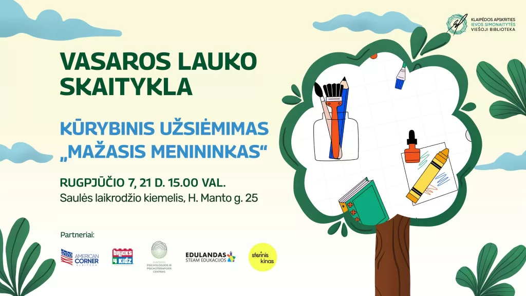 Kūrybinis užsiėmimas „Mažasis menininkas“
