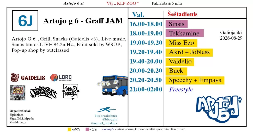 Hip-Hop-Musikveranstaltung „Artoy Graffiti Jam“