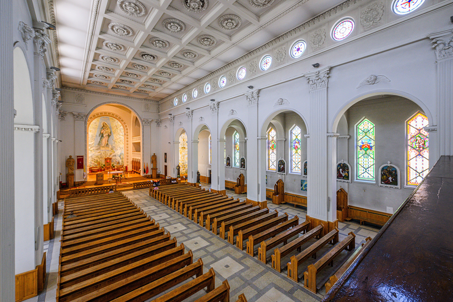 Aussichtsführung im Turm der Kirche Maria Königin des Friedens