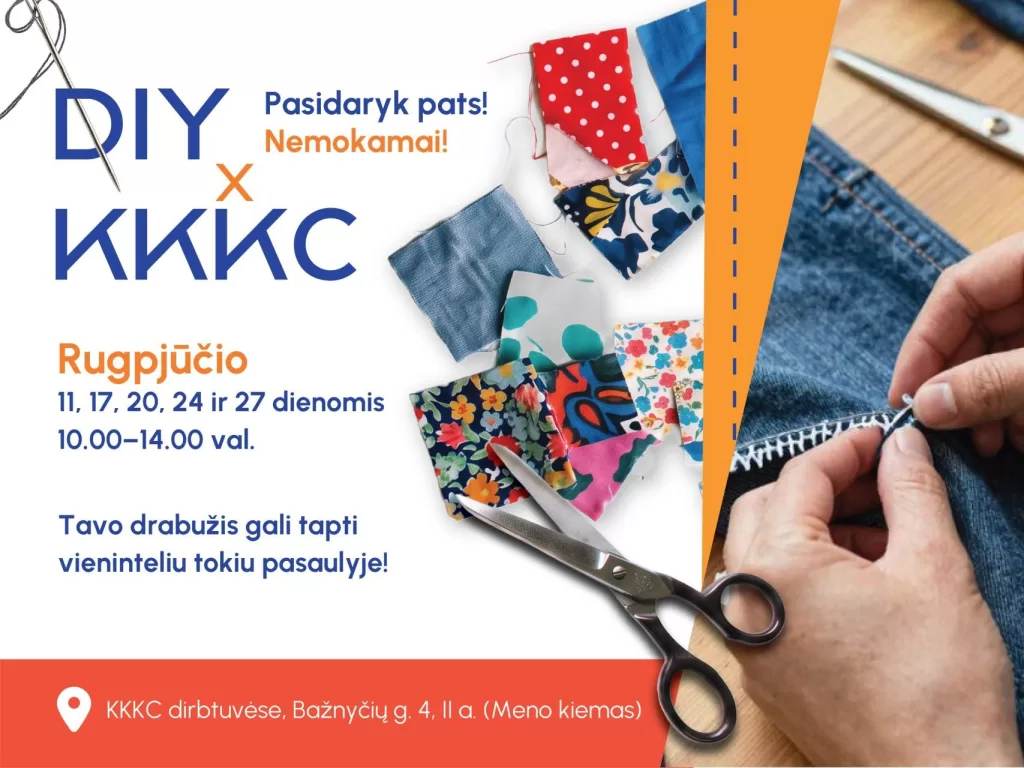 Free “Do It Yourself!” Workshop: “DIY: Clothing Upcycling Workshop”
