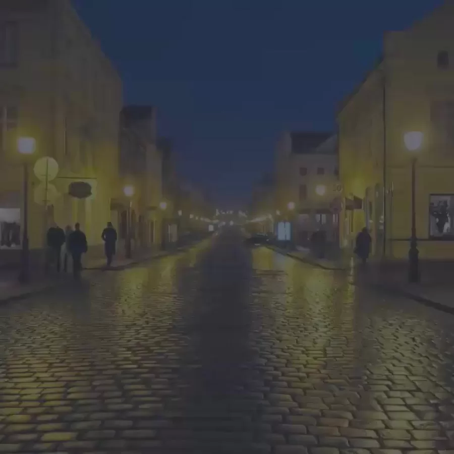 Klaipėda bei Nacht: ein Rendezvous mit den Geistern der Stadt