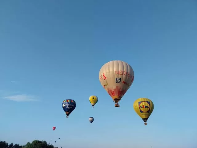 Heißluftballonfahrt an der Küste