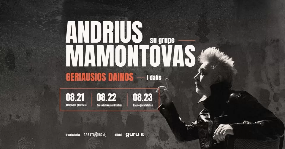 Concert: “Andrius Mamontovas: Greatest Hits”