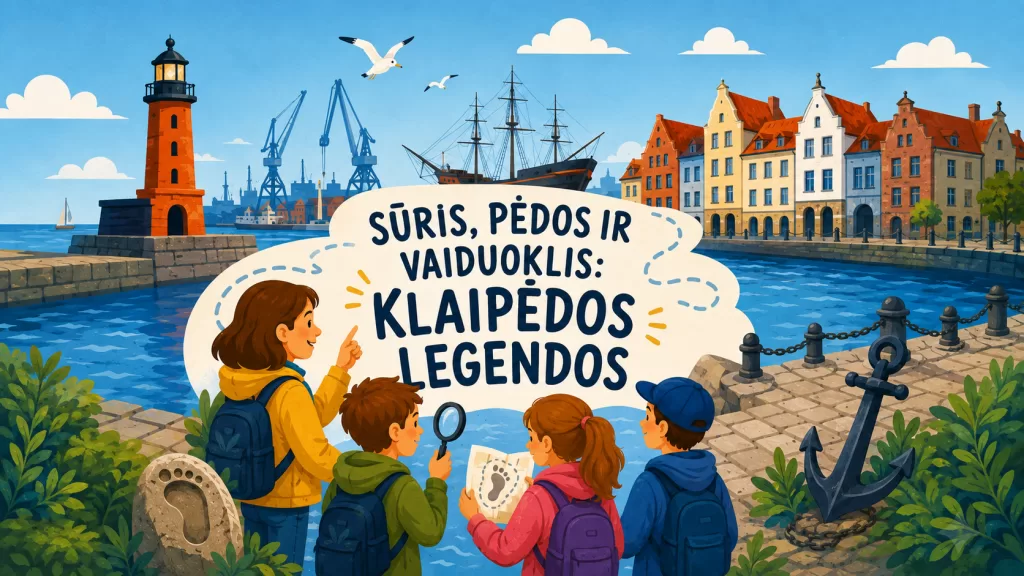 Ekskursija „Sūris, vaiduoklis, pėdos: Klaipėdos legendos“