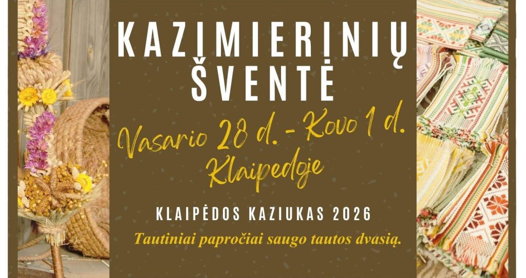 Savaitgalį Klaipėdoje vyks Kazimierinių šventė
