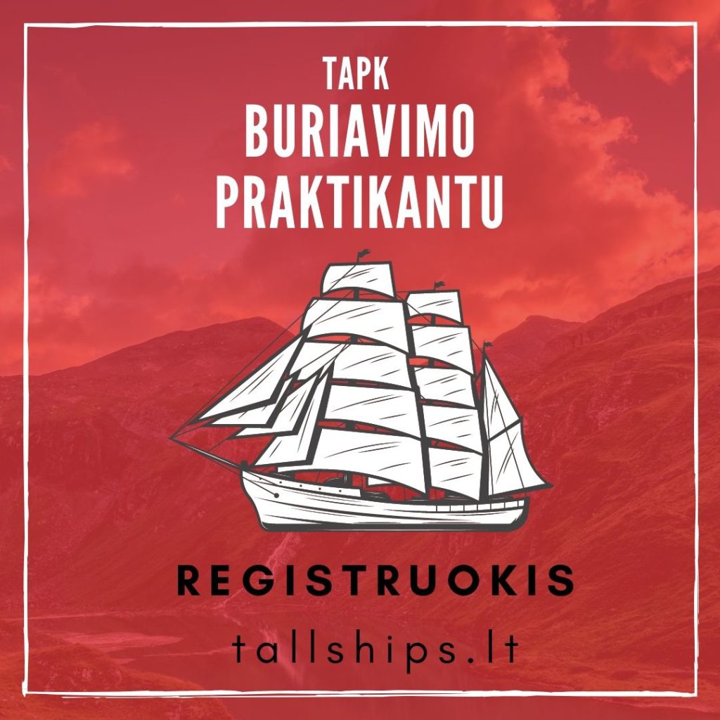 Patirk gyvenimo nuotykį – tapk buriavimo praktikantu