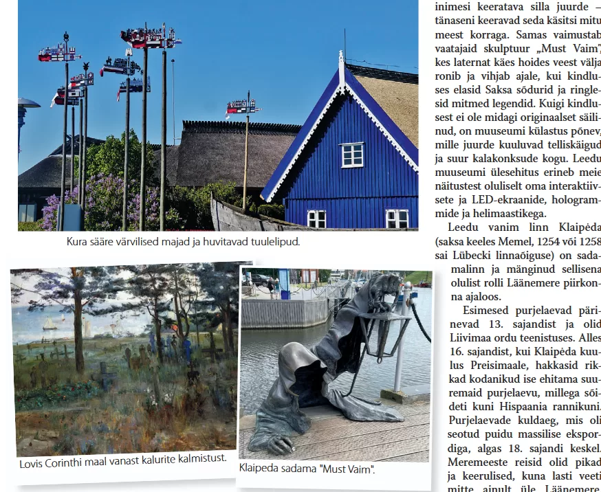 Estų Postimees dienraštyje Klaipėda: „Klaipeda karisma ja Palanga palang”