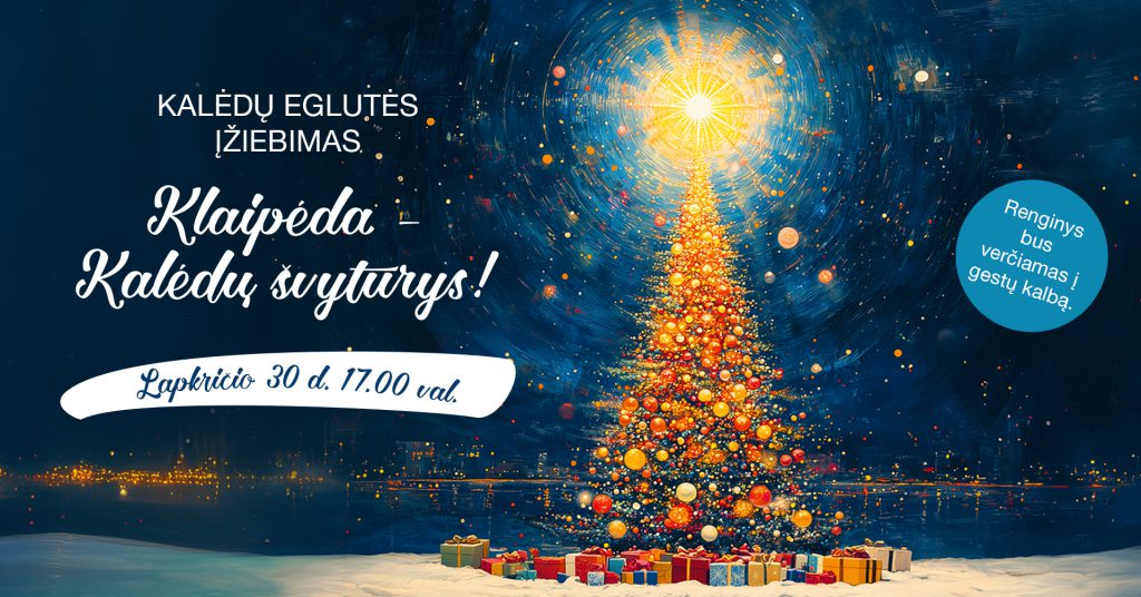 The Klaipėda Christmas tree lighting event