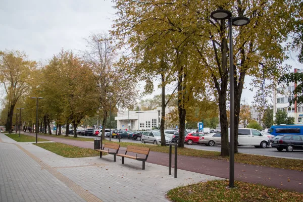 Tako palei Taikos pr. atnaujinimas vyksta sparčiai