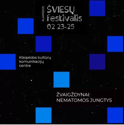 Klaipėdos šviesų festivalis kviečia kurti žvaigždynus, piešti vitražus ir burti bendruomenę