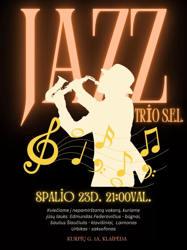 Grupės “Jazz Trio S.E.L.” koncertas