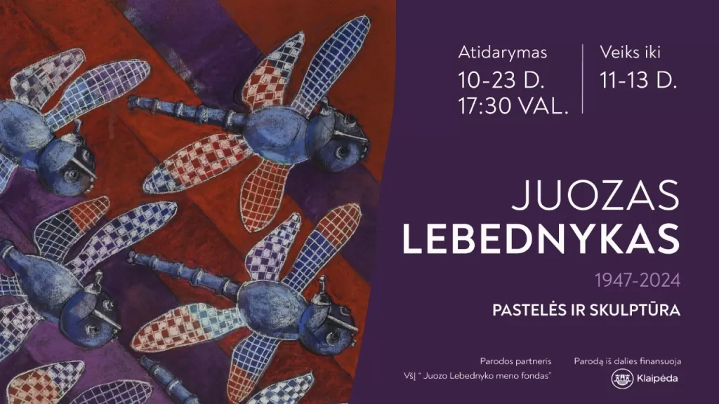 Paroda „JUOZAS LEBEDNYKAS (1947-2024): pastelės ir skulptūra”