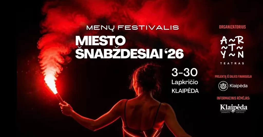Menų festivalis „MIESTO ŠNABŽDESIAI 2026“