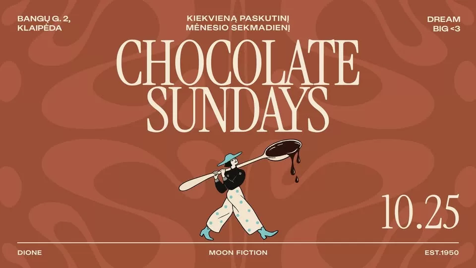 Šokolado degustacija „Chocolate Sunday”