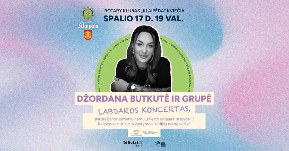 Džordana Butkutė ir grupė. Labdaros koncertas