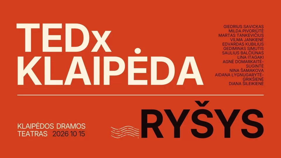 Renginys „TEDxKlaipėda 2026 | Tema: Ryšys”