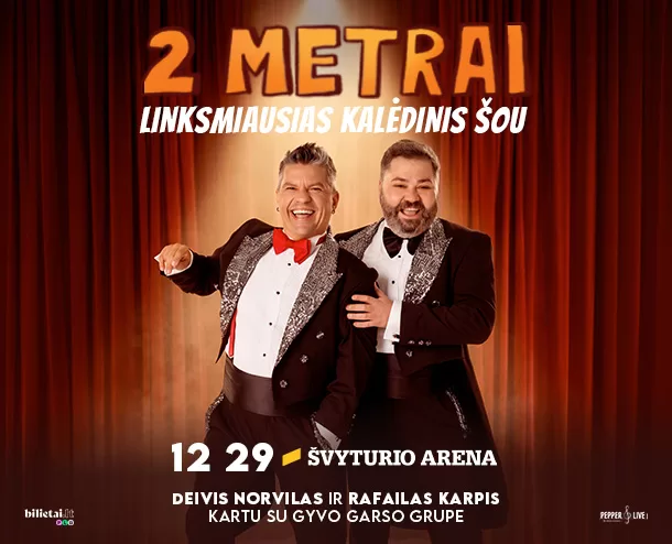 „2 METRAI“: „Linksmiausias Kalėdinis Šou“