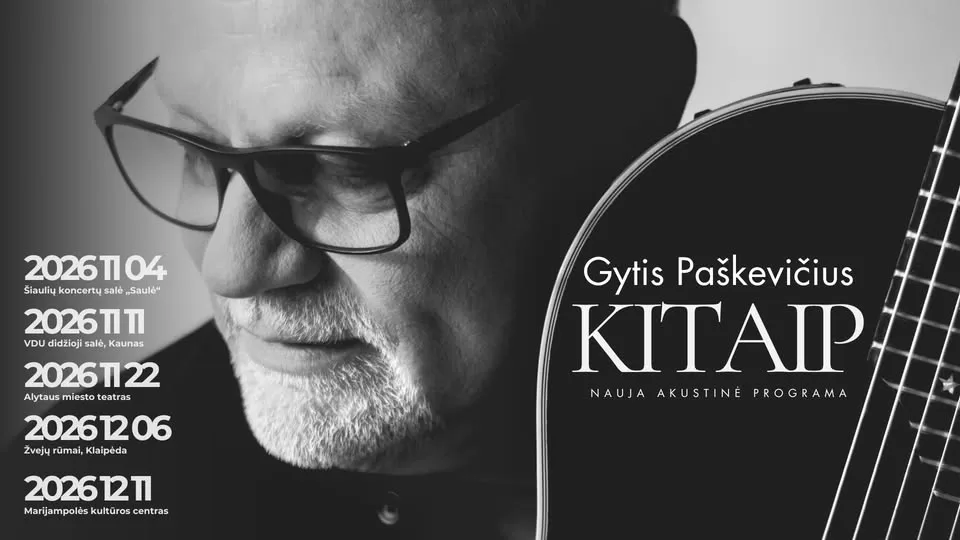 Gytis Paškevičius. Akustinis koncertas „Kitaip”