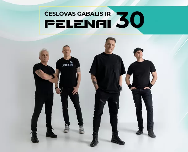 Česlovo Gabalio ir grupės „Pelenai“ koncertas „Pelenai 30“